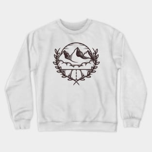 Mountain Nature Crest Crewneck Sweatshirt